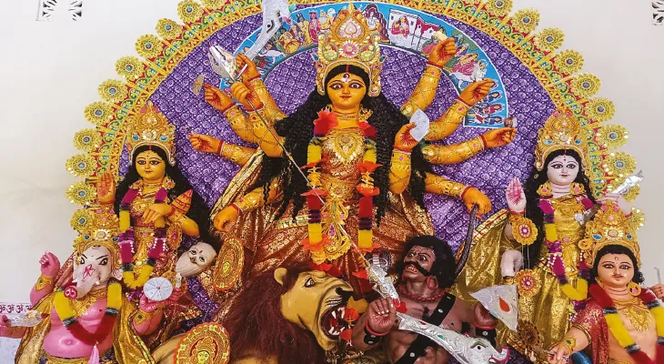 কাঁকসার দোমড়া শ্রীরামকৃষ্ণ আশ্রমের পুজোয় শামিল হন বাসিন্দারা, দশমীর পরিবর্তে ত্রয়োদশীতে হয় বিসর্জন