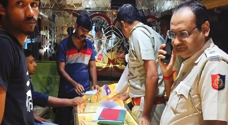 তমলুকে সোনার দোকানে ডাকাতি হাত-পা বেঁধে ৫০ লক্ষের গয়না লুট