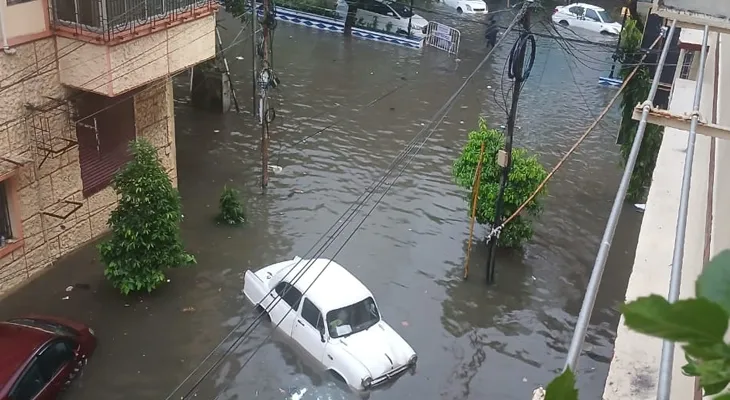 শহরের কোথায় কত বৃষ্টি হয়েছে ভোর ৫টা পর্যন্ত, দেখে নিন একনজরে