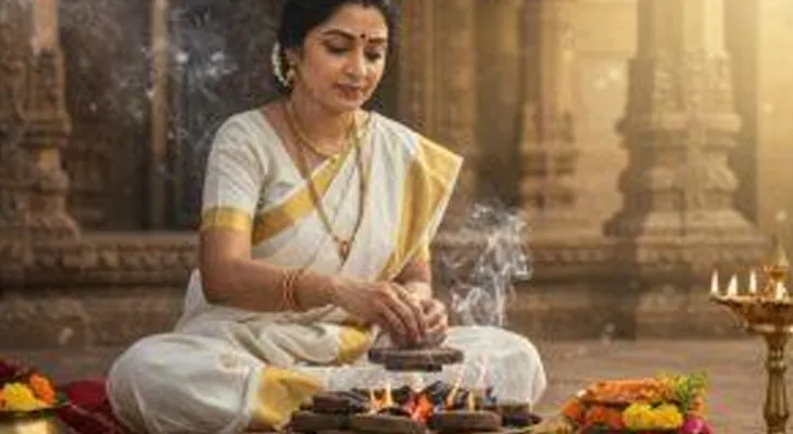 পুজোর আসনে ৪ মহিলা পুরোহিত, ভিন্ন ভাবনা উদিতি সোসাইটিতে