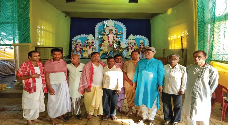 রঘুনাথপুরে ব্লকডাঙা সর্বজনীন পুজোর ঐতিহ্যই সাবেকিয়ানা