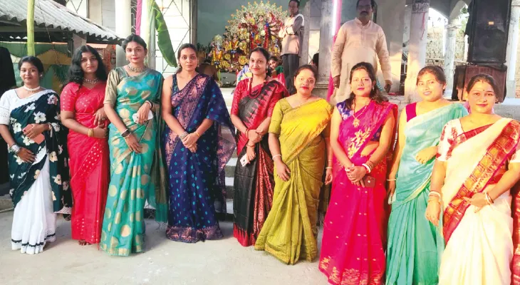 বর্ধমানরাজের প্রচলিত পুজো চালাচ্ছে সোনামুখীর নবাসনের রায় পরিবার