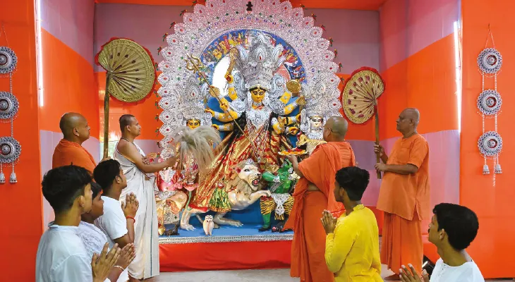 ষষ্ঠীতেই নদীয়ার মণ্ডপে মণ্ডপে জনসুনামি