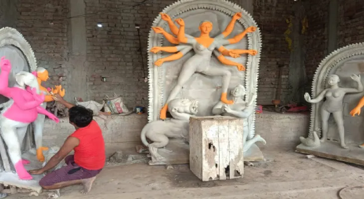 আগামী মঙ্গলবার থেকে করণদিঘির সিঙ্গারদহে দেবী দুর্গার আরাধনা শুরু