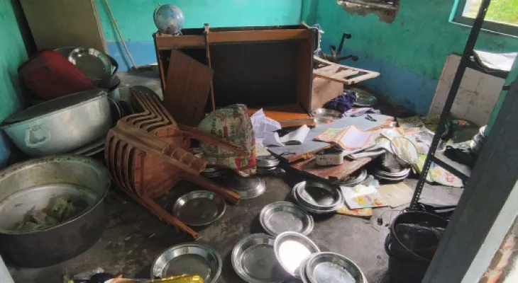 বামনডাঙা চা বাগান, খেরকাটা বস্তিতে গজরাজ ও চিতাবাঘের হামলা চলছেই