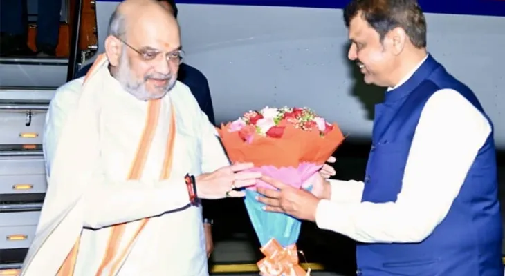 মহারাষ্ট্রের শিরিডিতে পৌঁছলেন কেন্দ্রীয় স্বরাষ্ট্রমন্ত্রী অমিত শাহ