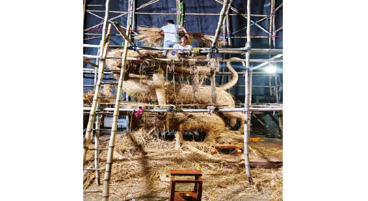জুবিলি বর্ষে ১০ জগদ্ধাত্রী পুজো, জাঁকজমকে ভরে উঠছে চন্দননগর