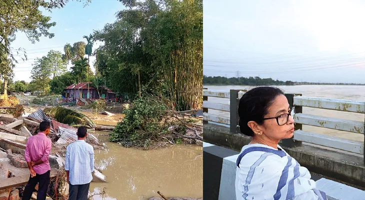 বিপর্যয়ে হাহাকার, নিখোঁজ বহু, দুর্গতদের পাশে দাঁড়িয়ে ক্ষতিপূরণ ও চাকরি ঘোষণা মমতার