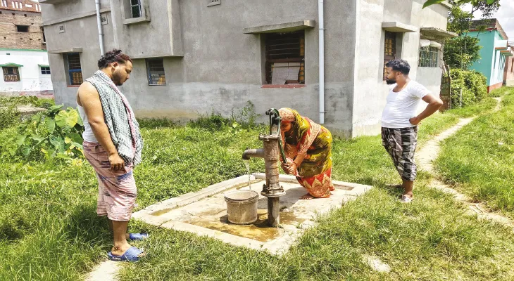 পূর্ব কেশবপুরে নেই পিএইচই পাম্প বাড়ি বাড়ি জল পরিষেবা থেকে বঞ্চিত বাসিন্দারা