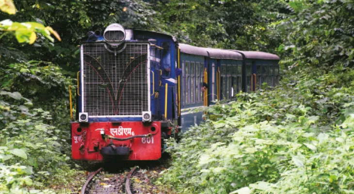 শিলিগুড়ি থেকে দার্জিলিং গেল টয় ট্রেন
