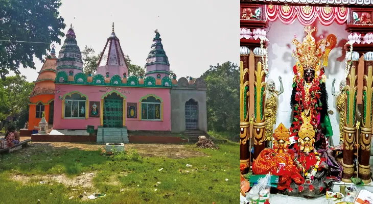 সংসারের মায়া কাটিয়ে মা কালীর  পুজো মহিলার, মন্দির কাকদ্বীপে