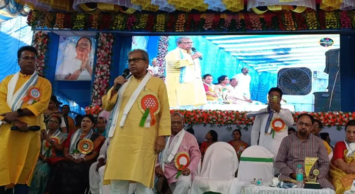 সবং ব্লক তৃণমূলের বিজয়া সম্মেলনিতে মন্ত্রী মানস ভুঁইয়া