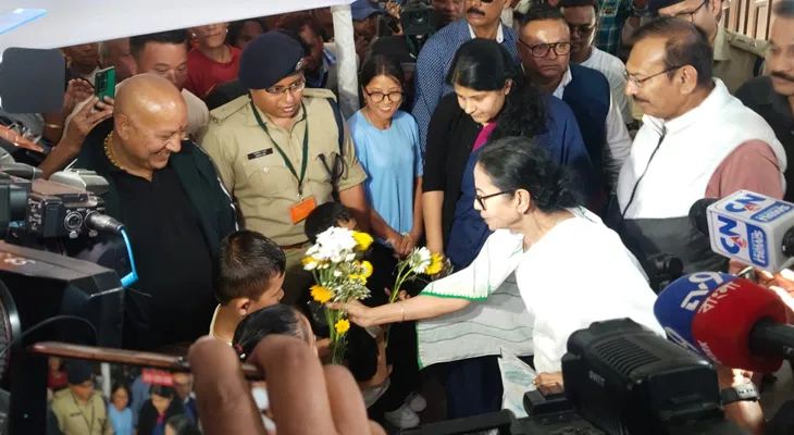 উত্তরবঙ্গের সুখিয়াপোখরিতে মুখ্যমন্ত্রী মমতা বন্দ্যোপাধ্যায়