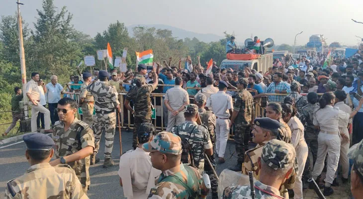 কয়েক হাজার মানুষের রুটিরুজি হারানোর আশঙ্কা, পাঞ্চেতে ডিভিসির বিরুদ্ধে বিক্ষোভ