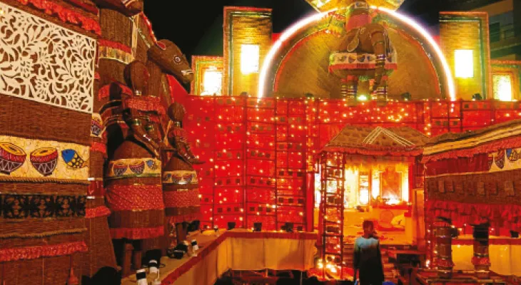 বিবিধ বর্ণ আর মুঘল স্থাপত্যে চমকের  প্রস্তুতি, আলোকসজ্জায় থিমের বাহার