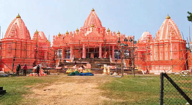 দুর্গাপুরের নিউটন ইয়ংস ক্লাবের কালীপুজোর থিম ঝাড়খণ্ডের জৈনমন্দির, আন্দামানের সেলুলার জেল