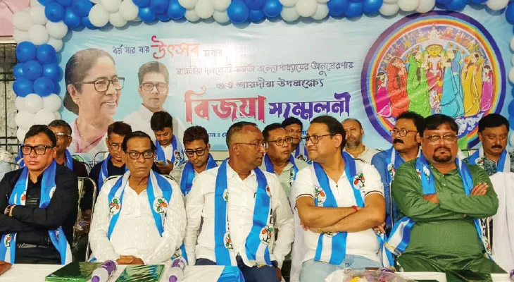 দ্বন্দ্ব ভুলে একমঞ্চে বিধায়ক কৃষ্ণ এবং সন্দীপ-অরিন্দমরা