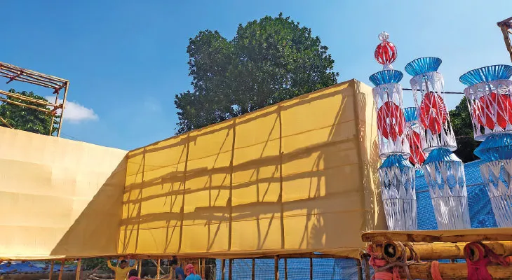 মণ্ডপ থেকে আলোকসজ্জা, কালীপুজোতে জোর টক্কর