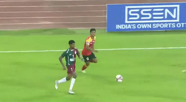 আইএফএ শিল্ড ফাইনাল: মোহন বাগান ১- ইস্ট বেঙ্গল ১ (৭০ মিনিট)