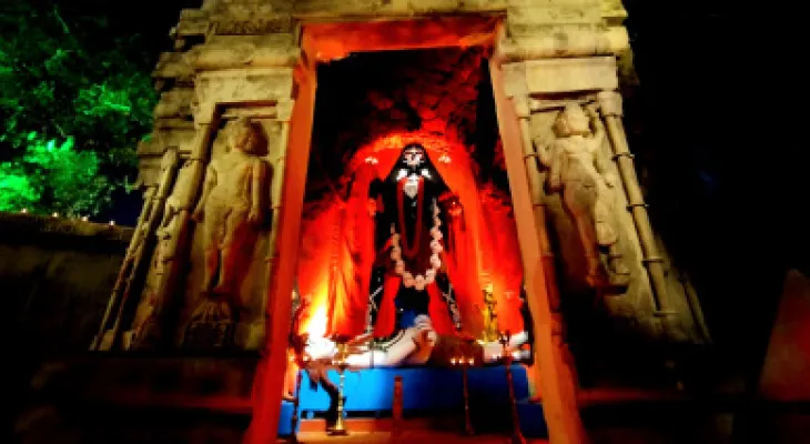 গড়িয়া আদি মহাশ্মশানের কালীপুজোয় কামাখ্যা দর্শন