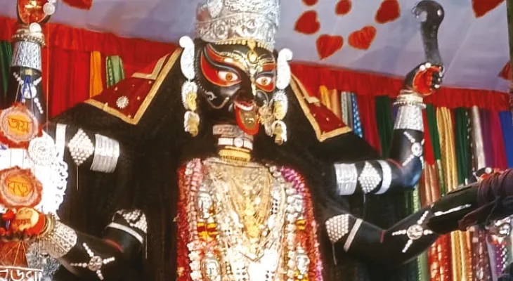 ৫০ ভরি সোনা ও ১০০ কেজি রুপোর গয়নার সাজ বড়োমার, দণ্ডি কাটলেন লক্ষাধিক ভক্ত, নৈহাটিতে দর্শনার্থীদের উপচে পড়া ভিড়