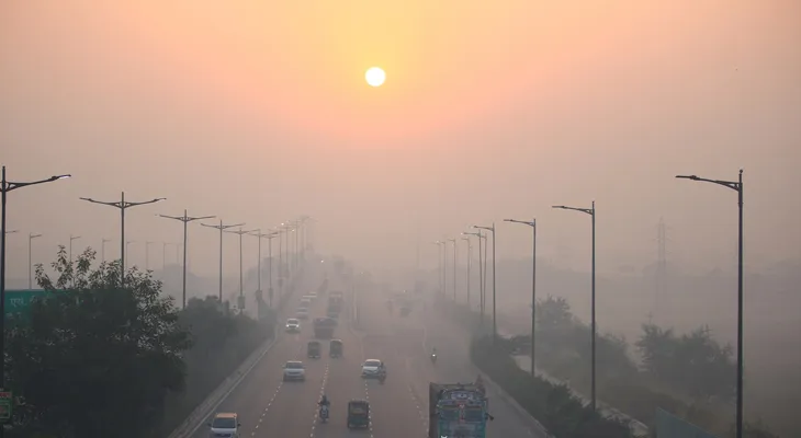 প্রশ্নে সরকারি নজরদারি, মঙ্গলবার সকালে ধোঁয়াশার চাদরে ঢাকল দিল্লি