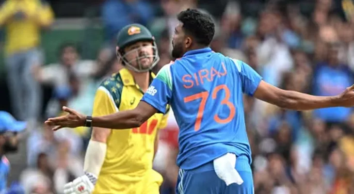 তৃতীয় ওডিআই: ভারতের বিপক্ষে ২৩৬ রানে অলআউট অস্ট্রেলিয়া