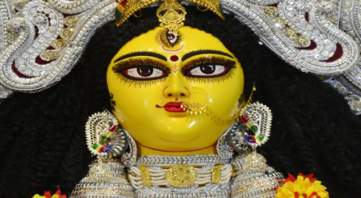 রথের রশিতে টান, জগদ্ধাত্রীর মায়ের কাঠামো পুজো কৃষ্ণনগরে
