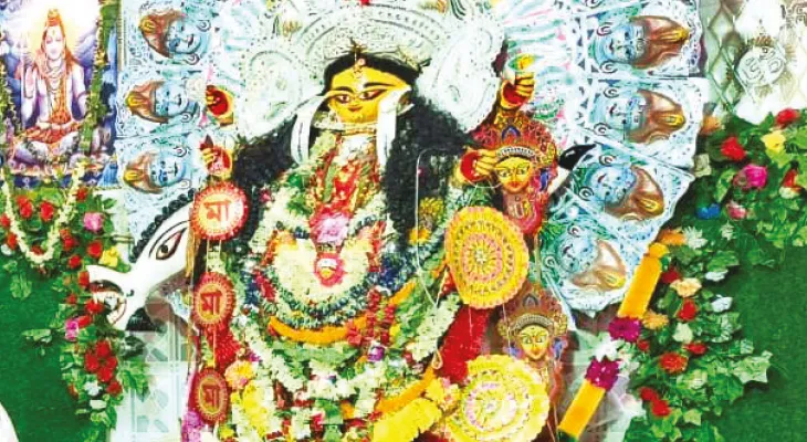 ধাত্রীগ্রামে ৩০০ বছরের প্রাচীন ঐতিহ্যবাহী জগদ্ধাত্রী পুজো শুরু