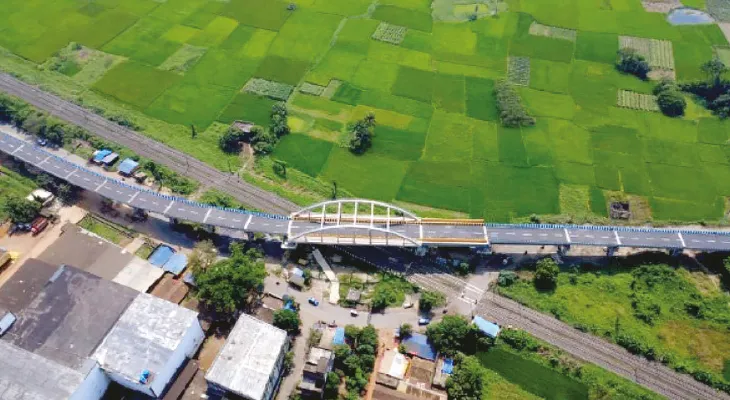 ওভারব্রিজের কাজ সমাপ্ত, কম সময় পৌঁছনো যাবে তারকেশ্বর