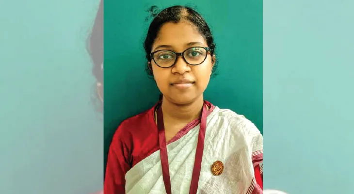 মারণ ক্যান্সারকে হারিয়ে নবম স্থানে নিমতার অদ্রিজা গণের বিস্ময়কর লড়াই