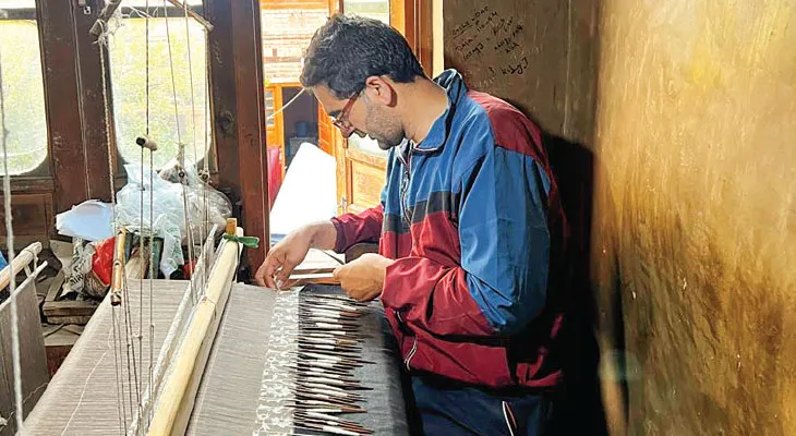 হারিয়ে যেতে বসেছিল শতাব্দীপ্রাচীন শিল্প, জিআই ট্যাগেই ঘুরল ভাগ্যের চাকা, কাশ্মীরে জোরকদমে কানি শাল বুনছেন শিল্পীরা
