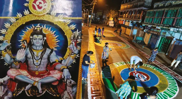 রাস উৎসবে চতুর্ভুজ মহাদেবের পুজো হয়ে থাকে প্রাচীন মায়াপুরে