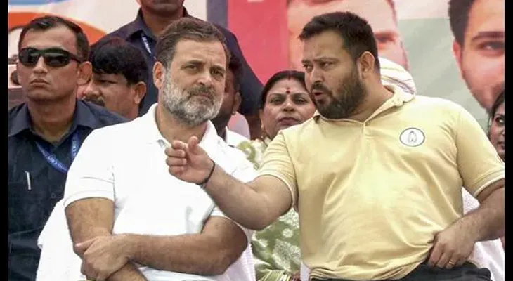 ফ্রেন্ডলি ফাইটের জট কাটাতে  রাহুল গান্ধী ও তেজস্বীর যৌথ সভা চায় জোট