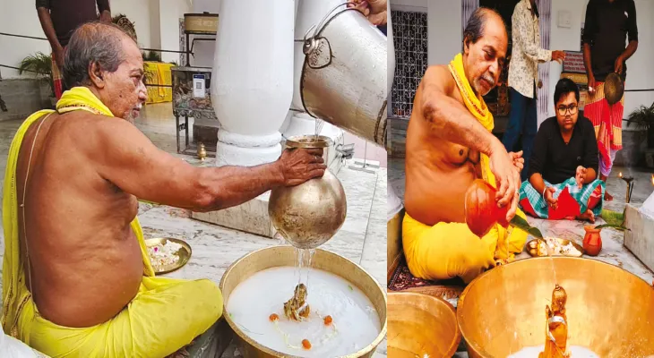 প্রায় চার মাস পর উত্থান একাদশীতে শয়ন থেকে উঠলেন ছোট মদনমোহন