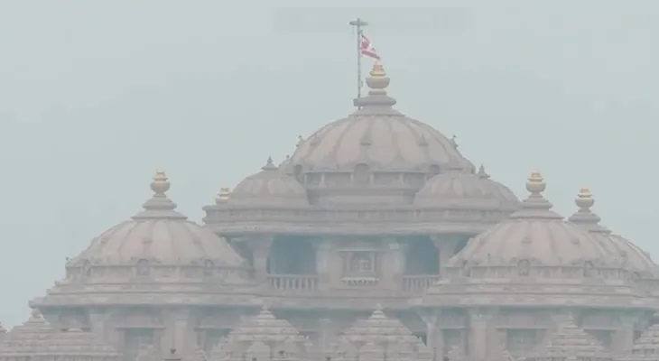 দিল্লির অক্ষরধামে বাতাসের গুণগতমান ৩৪৭, ক্যাটাগরি ‘খুব খারাপ’