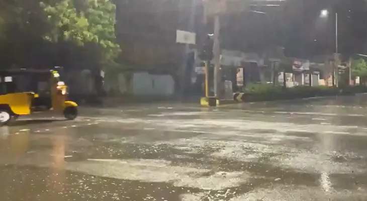 তামিলনাড়ুর তুথুকুড়িতে ভারী বৃষ্টি