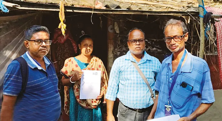 ৯৮.৫ শতাংশ ইনিউমারেশন ফর্ম বিলির কাজ শেষ গোসাবায়