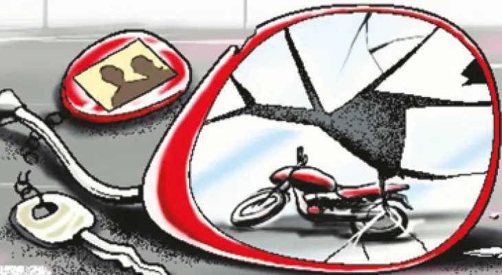 লরির ধাক্কায় বাইকচালকের মৃত্যু