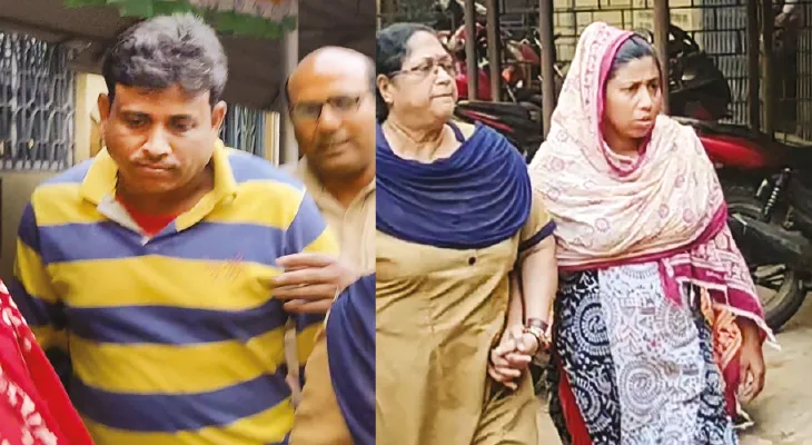 গৃহবধূকে খুনের ঘটনায় প্রতিবেশী  যুবক, তার দিদির আমৃত্যু কারাদণ্ড