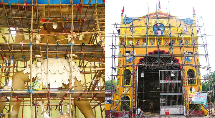 আগামী বুধবার হিলিতে ১৪ হাত কালীর পুজো ও মেলা