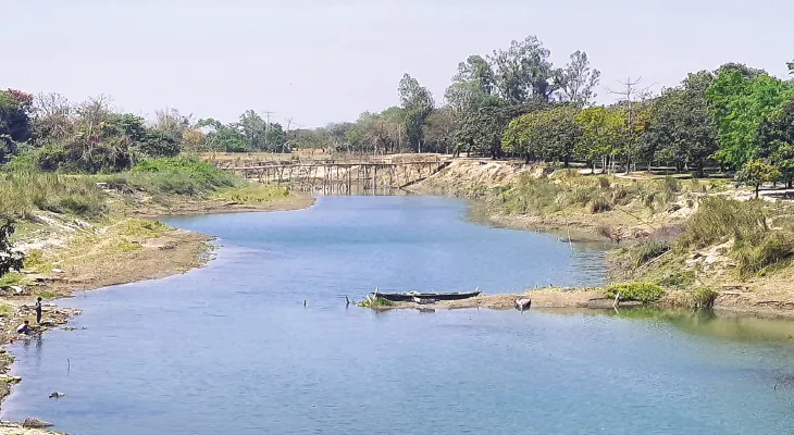 হাহাজান ঘাটে সেতুর দাবিতে আন্দোলনে জোট ছ’টি গ্রামের