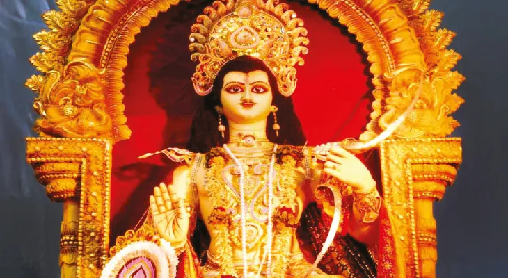 সোনামুখীতে কার্তিক বিসর্জনে জমজমাট শোভাযাত্রা