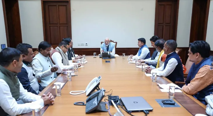 বাংলার সাংসদদের নিয়ে বৈঠকে প্রধানমন্ত্রী নরেন্দ্র মোদি