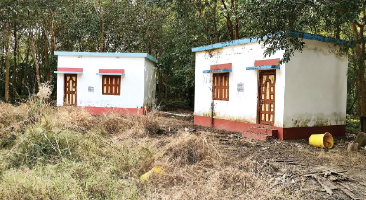 রানাঘাটের মঙ্গলদ্বীপে ২৪লক্ষ টাকা ব্যয়ে তৈরি কটেজ যেন ভূতুড়ে বাড়ি
