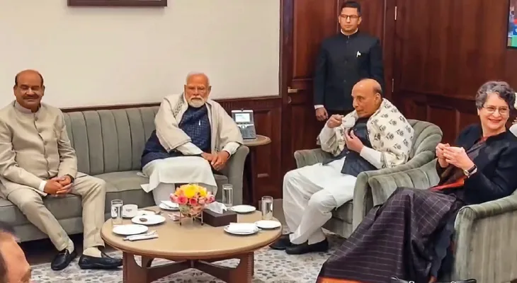 আমাদের ভয়ে অধিবেশন এত তাড়াতাড়ি শেষ? স্পিকারের চা-চক্রে মোদিকে খোঁচা প্রিয়াঙ্কার