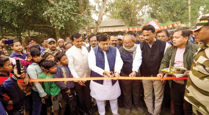 কুশমণ্ডির সীমান্তবর্তী গ্রামে পাকা সেতু উদ্বোধন করলেন কেন্দ্রীয় মন্ত্রী সুকান্ত