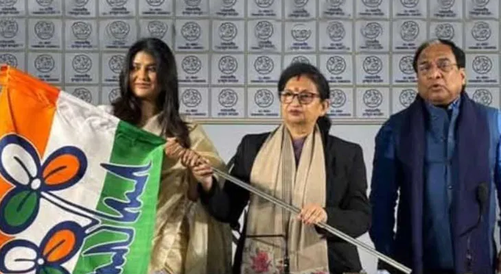 ‘ভুল শুধরে’ বিজেপি ছেড়ে তৃণমূলে পার্নো