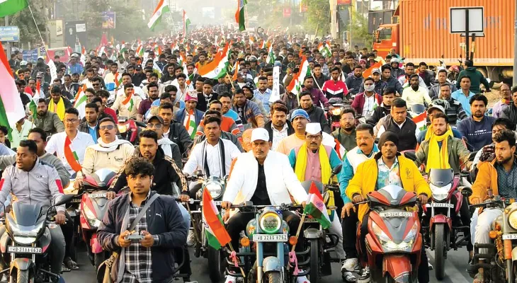 কাঁথিতে সম্প্রীতির ডাক দিয়ে বাইক র‌্যালি