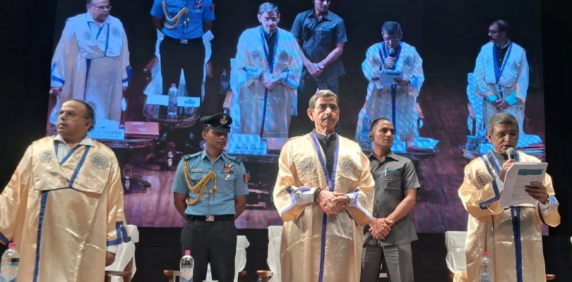 বিদ্যাসাগর বিশ্ববিদ্যালয়ের ২৩ তম সমাবর্তন অনুষ্ঠানে আচার্য্য আর এন রবি